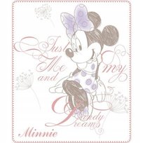 Kocyk Koc Polarowy Myszka Minnie Do Wózka 80X100cm