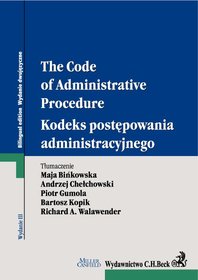 Kodeks postępowania administracyjnego. The Code of Administrative Procedure-Zdjęcie-0