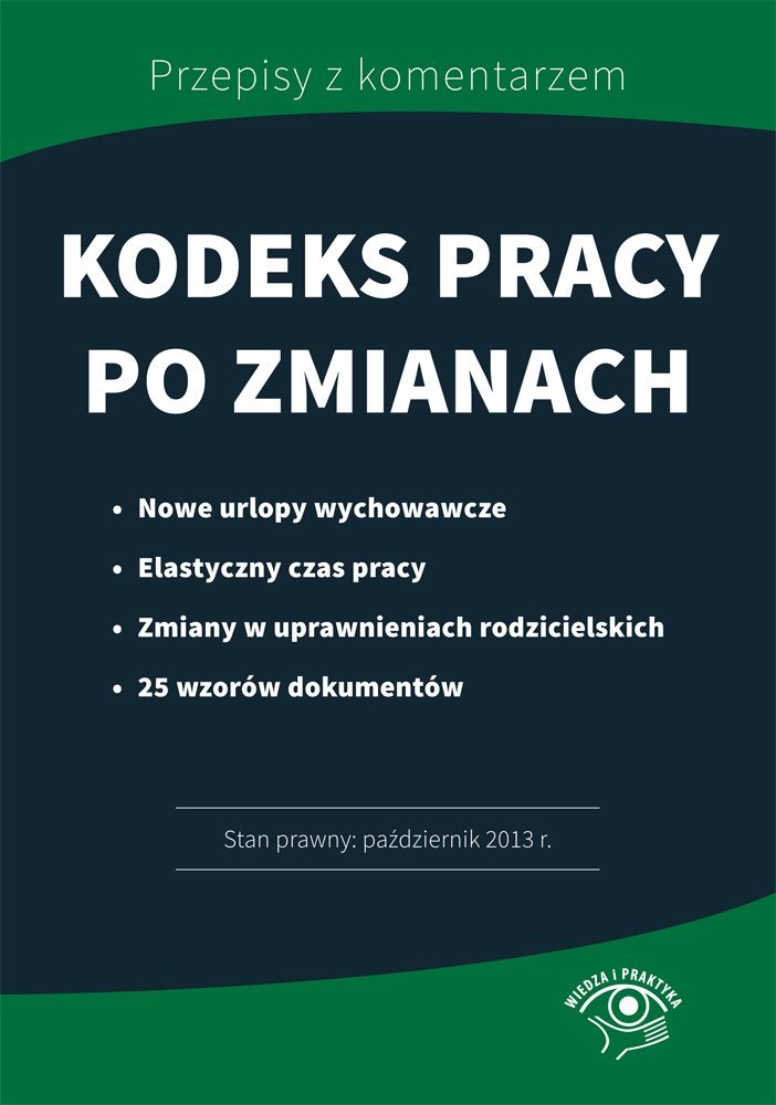 Kodeks pracy po zmianach Lenart Bożena Ebook Sklep Kodeks pracy po zmianach Lenart Bożena Ebook Sklep