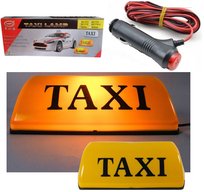 Kogut Lampa Taxi Na Magnes Żółta Szpakówka Z Włącznikiem Z Wtyczką Duża