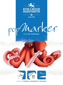 Koh-I-Noor, Blok PopMarker A4, papier do markerów i flamastrów, 25 arkuszy - Koh-I-Noor