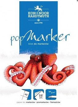 Koh-I-Noor, Blok PopMarker A5, papier do markerów i flamastrów, 25 arkuszy - Koh-I-Noor