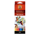 Koh-I-Noor, Kredki akwarelowe Mondeluz 3717 w kartonowym opakowaniu, 18 szt - Koh-I-Noor
