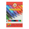 Koh-I-Noor, Kredki bezdrzewne Progresso 8758, 24 KOL - Koh-I-Noor