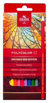 Koh-I-Noor, Profesjonalne kredki artystyczne Polycolor 3830, 12 szt - Koh-I-Noor
