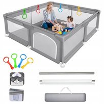 Kojec dla dzieci Suchy basen, plac zabaw 180x200 cm torba pokrowiec uchwyty