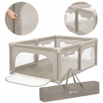 Kojec dla dziecka łóżeczko stabilny plac zabaw 127x187 cm Lionelo Willow