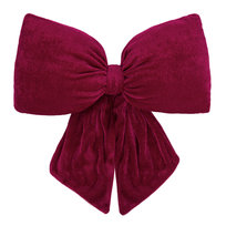 Kokarda 35x20 cm velvet bordowa Spod Igły i Nitki