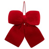 Kokarda, Joyful Xmas, Czerwona, 21 cm