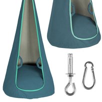 KOKON DLA DZIECI HUŚTAWKA HAMAK FOTEL WISZĄCY BUJANY DO DOMU POKOJU OGRODU