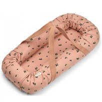 Kokon niemowlęcy Liewood Gro Printed Baby różowy z bawełny organicznej