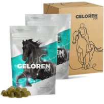 Kolagen dla Konia Żelki jabłkowe Geloren Horse HA 2 x 60szt - 450g na stawy Contipro