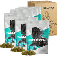 Kolagen dla Konia Żelki jabłkowe Geloren Horse HA 6 x 60szt - 450g na stawy Contipro