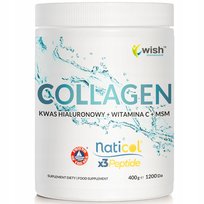 Kolagen Morski 3 Peptydy Do Picia 10 000Mg Włosy Stawy Ha Msm Wit. C 400G ,Suplement diety