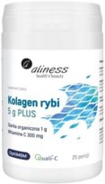 KOLAGEN RYBI 5g PLUS siarka optiMSM WITAMINA C w proszku, Aliness