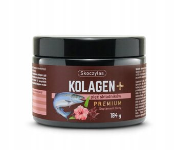 Kolagen z łososia + pięć składników PREMIUM 184g || Skoczylas - Inna marka