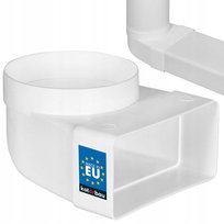 KOLANO MIMOŚRODOWE 120X60 WENTYLACYJNE KANAŁU 100