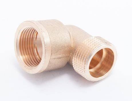 Kolano mufowo-nyplowe 1/2' SIZER 125-Zdjęcie-0