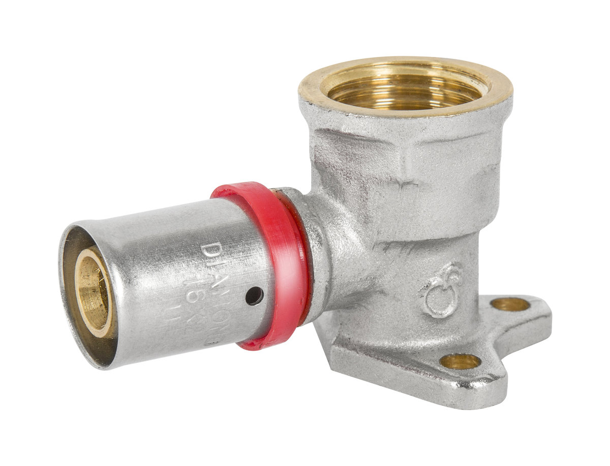 KOLANO NAŚCIENNE ZAPRASOWYWANE EN 1254-8 1/2 x 16 KOL-Ł.PEX-AL-PEX.CH FZZ-010.1/2X16.KOL-Ł-Zdjęcie-0