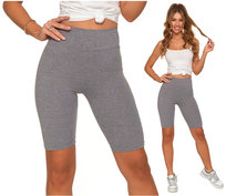 KOLARKI Krótkie Legginsy Wysoki Stan Kryjące Wygodne Gładkie MORAJ L/XL Moraj