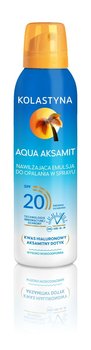Kolastyna, Aqua Aksamit, emulsja do opalania, SPF 20, 150 ml - Kolastyna