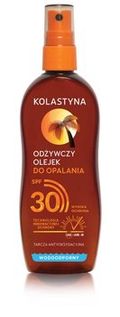 Kolastyna Opalanie, Odżywczy Olejek do opalania SPF30, 150ml - Kolastyna