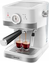 Kolbowy ekspres ciśnieniowy 20bar Sencor SES1720WH 1050W biały Sencor