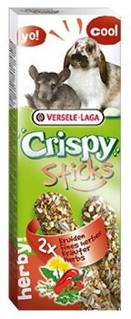 Kolby dla królików i szynszyli z ziołami VERSELE-LAGA Crispy Sticks Rabbit&Chinchilla Herbs, 110 g. - Versele-Laga