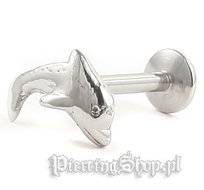 kolczyk do wargi MICRO LABRET DELFIN grubość 1,2mm-dł. pręta 7mm Inna marka