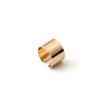 Kolczyk nausznica 0,6 cm, srebro 925 : Srebro - kolor pokrycia - Pokrycie żółtym 18K złotem GIORRE