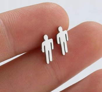 Kolczyki Billie Eilish Bad Guy srebrne prezent - Inna marka