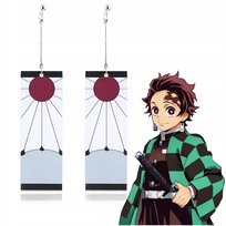 Kolczyki Demon Slayer Kimetsu No Yaiba Anime Tanjirou Prezent Blubro