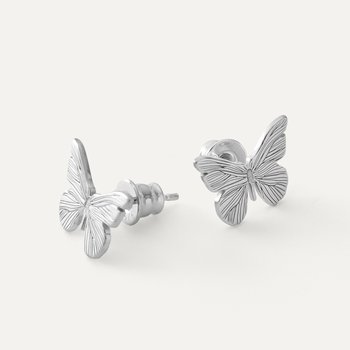 Kolczyki motyl, srebro 925 - GIORRE