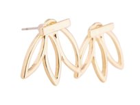 Kolczyki nowoczesne migdały przecinki Lovrin