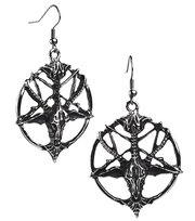 Kolczyki Pentagram Baphomet Inna marka