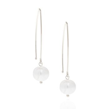 Kolczyki srebrne z naturalnymi perłami - LUO