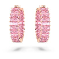 Kolczyki Swarovski Matrix Różowe 5657726 SWAROVSKI