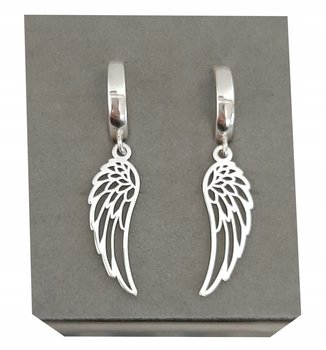 Kolczyki wiszące skrzydła anioła WINGS srebro 925 - Inna marka