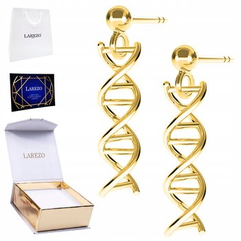 Kolczyki złote DNA Kod Genetyczny 925 - Inna marka