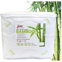 Kołdra Bambusowa 160x200 BAMBOO Antyalergiczna Pikowana Całoroczna Ciepła Polski Producent