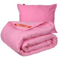 Kołdra Całoroczna 200X220 Cm Antyalergiczna Mikrofibra + Poduszka Zestaw