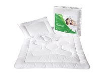 Kołdra dla dzieci 100x135 poduszka 50x60 Medical biała antyalergiczna