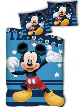 kołdra Mickey Mouse junior 140 cm cotton blue - TWM