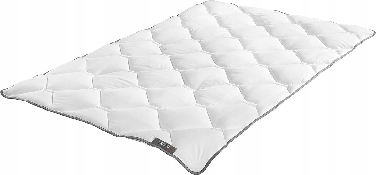 Badenia Trendline Eco dekbed, camel, licht, 155 x 220 cm, wit, Öko-Tex gecertificeerd, geproduceerd volgens Duitse kwaliteitsstandaard