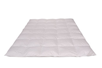 Kołdra z puchu  90% 155x200 Ekskluzywna 800g kasetowa biała Piórex - PIÓREX