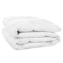 Kołdra zimowa 220 x 200 cm - Pościel Kołdra Pikowana Kołdra do spania Pikowana kołdra Quilt Pościel i kołdry z wypełnieniem z mikrofibry biała