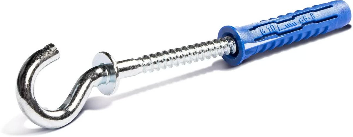 Kołek uniwersalny 4ALL 8 x 40mm z hakiem sufitowym, 8 szt Rawlplug-Zdjęcie-0