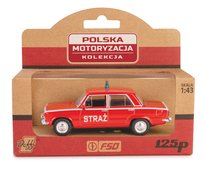 Kolekcja Polskiej Motoryzacji Fiat 125p Straż w skali 1:43