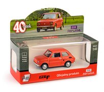 Kolekcja Polskiej Motoryzacji FIAT 126p Czterdziestolatek w skali 1:43