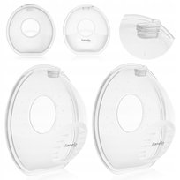Kolektor do mleka MUSZLE LAKTACYJNE HANDS-FREE 2x60 ml Lionelo Milky Simple